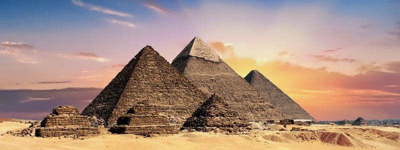 Egyptian Pyramids Cyberpunk